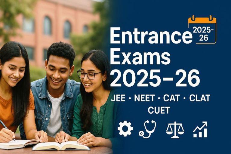 Upcoming Entrance Exams in India 2025–26: Complete List, Dates & Details